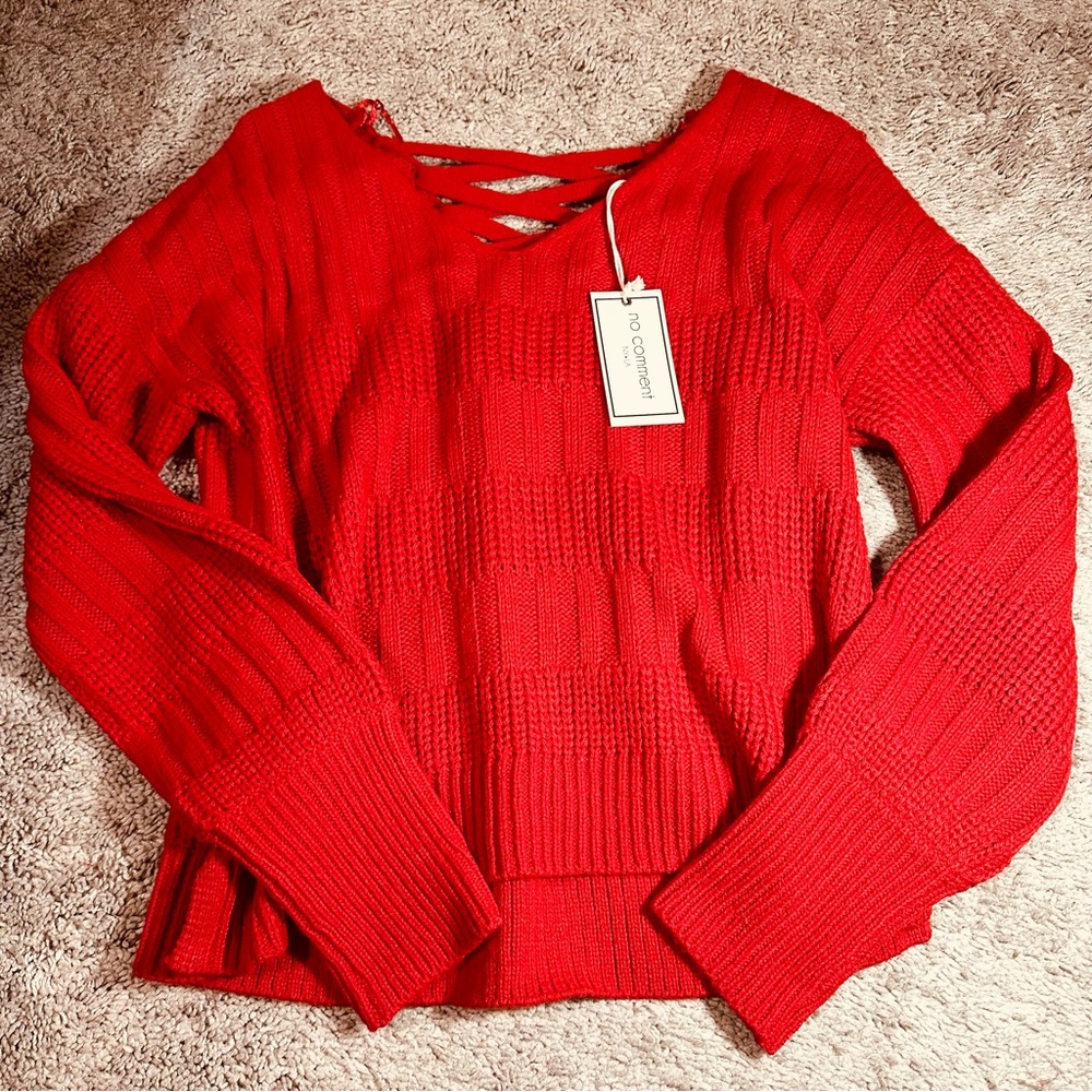 NWT red sweater 😍